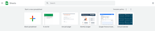 Google Sheets Templates for Reporting