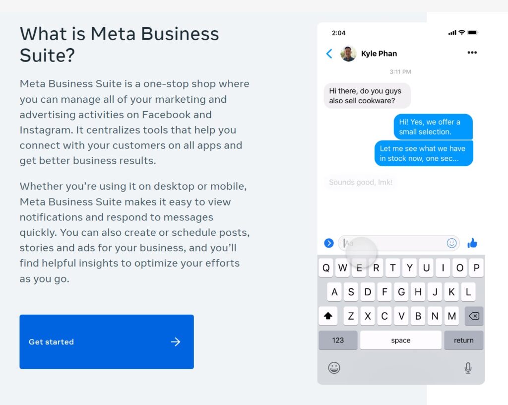Meta Business Suite